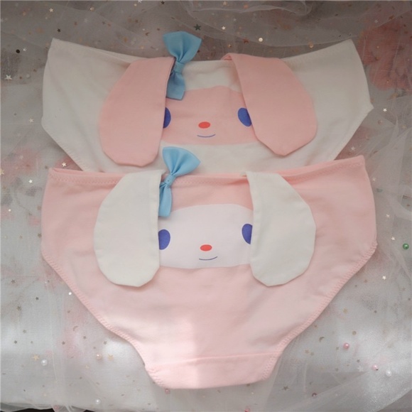 Pink Japanese Lolita Rabbit Panties - Picture 6 of 10